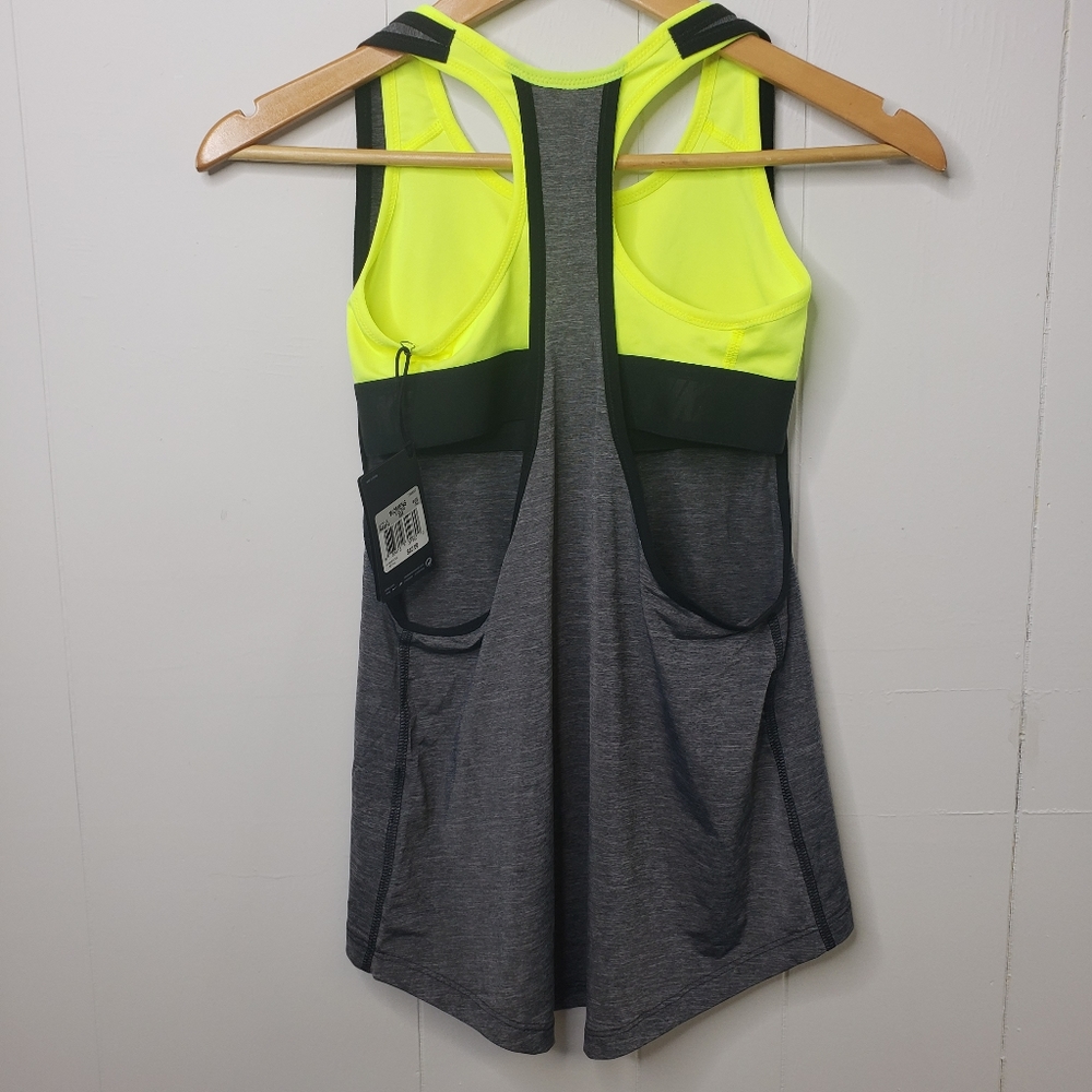 NIKE DRI FIT 2-IN-1 SPORTS BRA TANK WOMEN'S SIZE XS - Picture 2 of 8